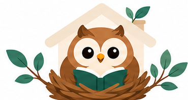 HootNest owl mascot